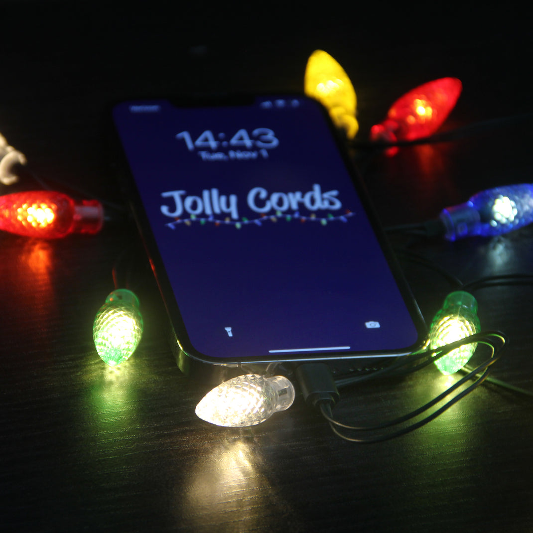 Christmas Lights Charging Cord Jolly Cords