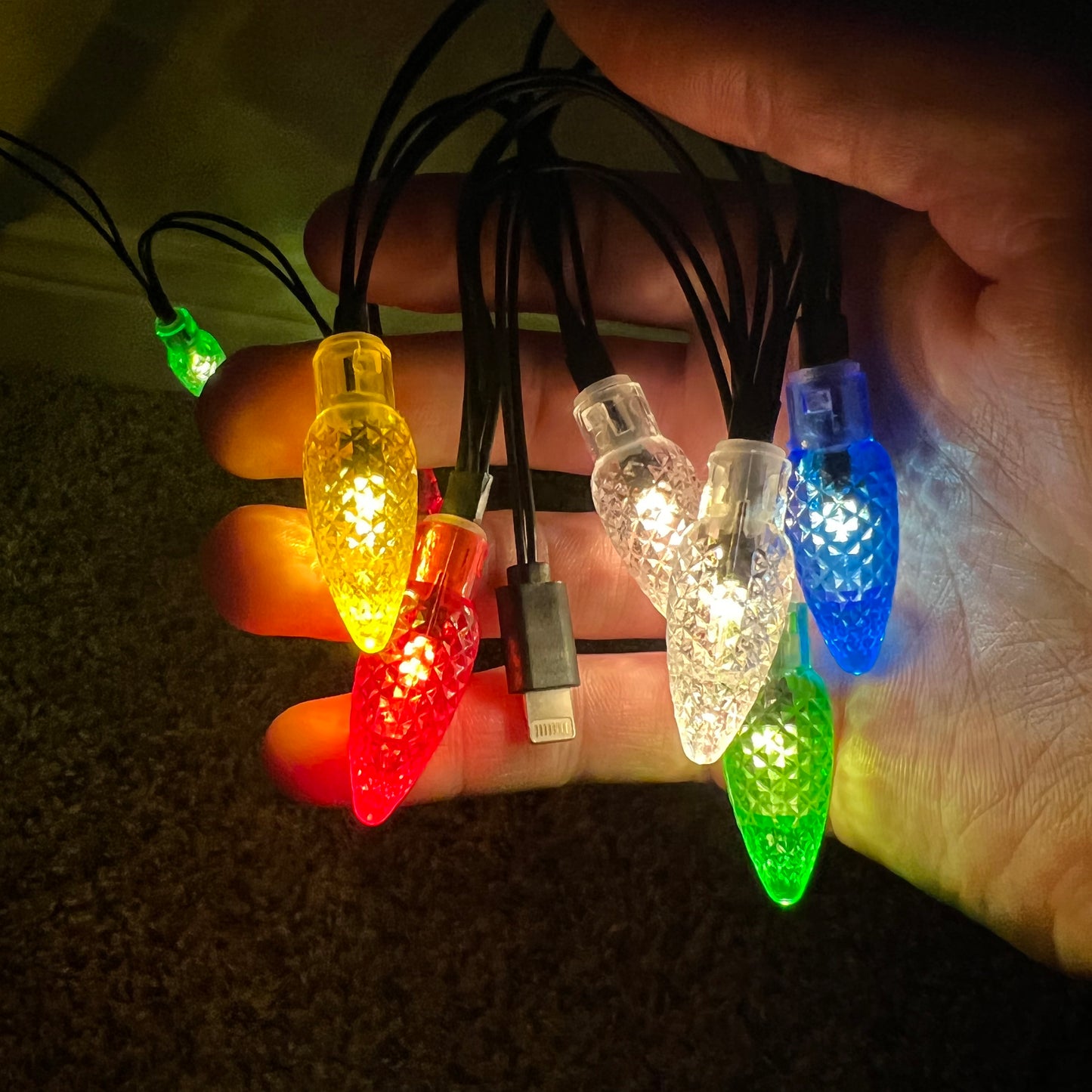 Christmas Lights Charging Cord